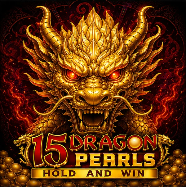 15 Dragon Pearls Hold and Win pokie tile